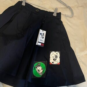 Disney x Tommy Hilfiger Mickey Mouse Donald Duck Preppy Skirt